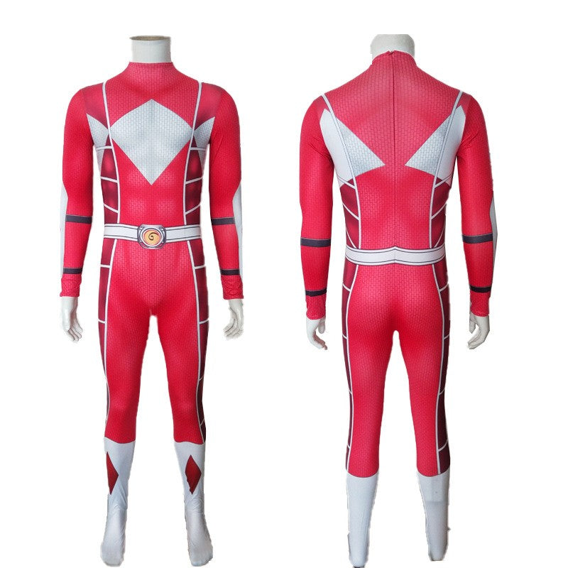 Power Samurai Sentai Shinkenger Rangers Costume Adult KidsSuperhero Cosplay Halloween Birthday Party Zentai Suit Jumpsuit