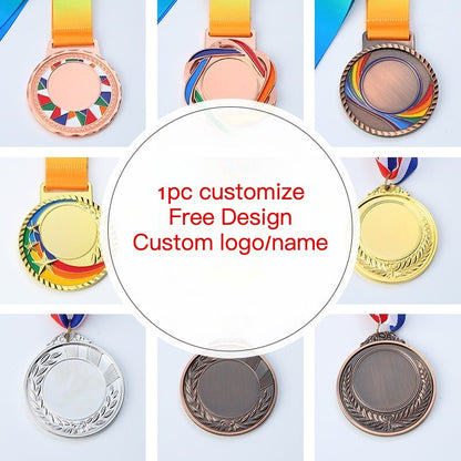 Customized Logo/Namehonor Medal kindergarten award plate award plate, medal and badge production for sports