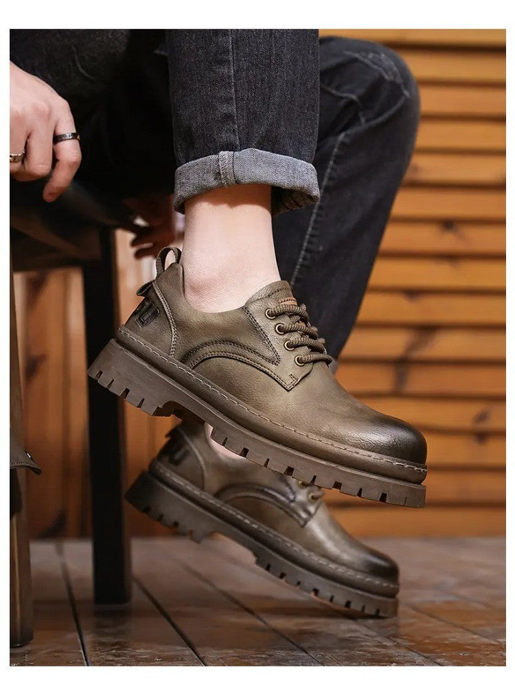 [ENLEN & BENNA] High-quality autumn and winter series men's shoes British fashion low-top men's leather shoes