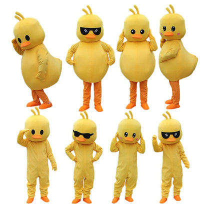 Adult Duck Chicken Mascot Costume Birthday Anime Cosplay Halloween Cartoon Dolls Performance Props