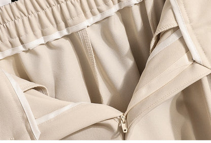 Plus Size Pants Woman 2025 Autumn Winter New Arrival High Waist Suit Pants High Quality Korean Style Straight Trousers