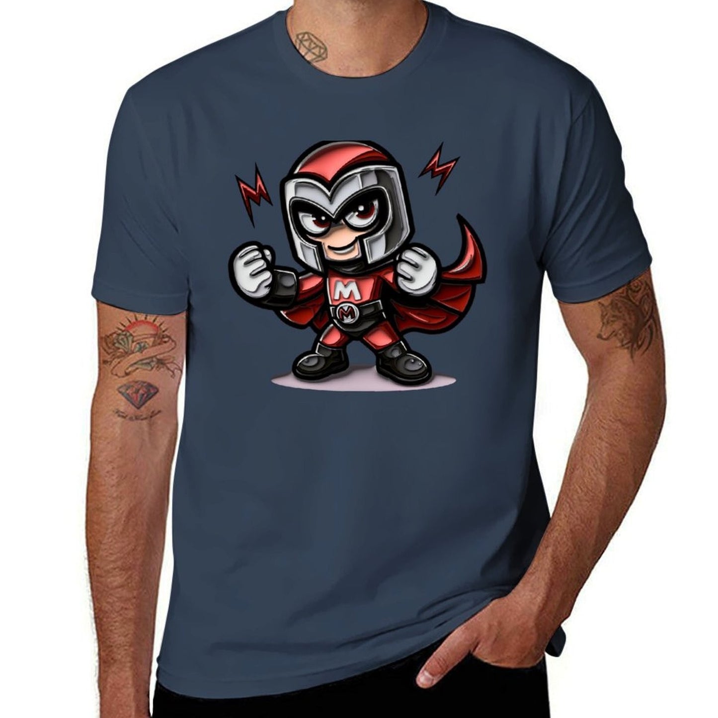 MAGNETO 3D WAS RIGHT VINTAGE T-Shirt t shirt man plain man t shirts for men casual T-Shirt