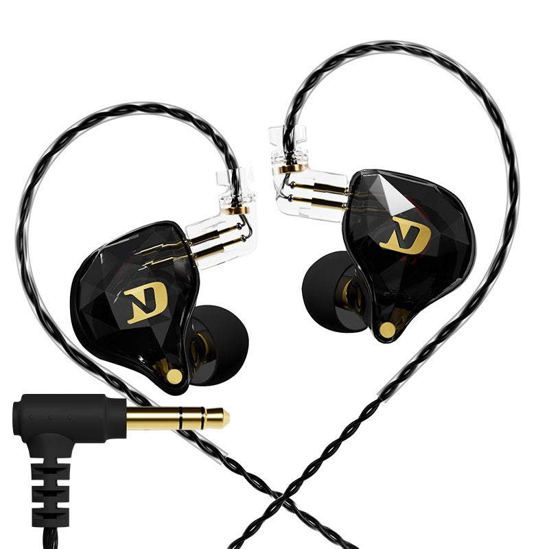 ND NX2 HIFI Earphones Dynamic Stereo Heavy Bass In Ear Monitor Earphone Game Sport Noise Cancelling Headset Detachable Cable