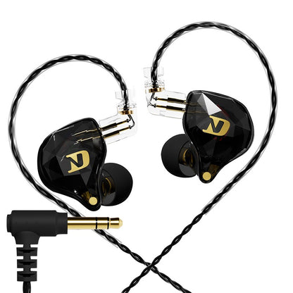 ND NX2 HIFI Earphones Dynamic Stereo Heavy Bass In Ear Monitor Earphone Game Sport Noise Cancelling Headset Detachable Cable