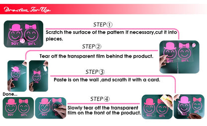 Hebrew Waterproof Wall Stickers Wall Art Decor For Home Decor Living Room Bedroom Removable Decor Wall Decals