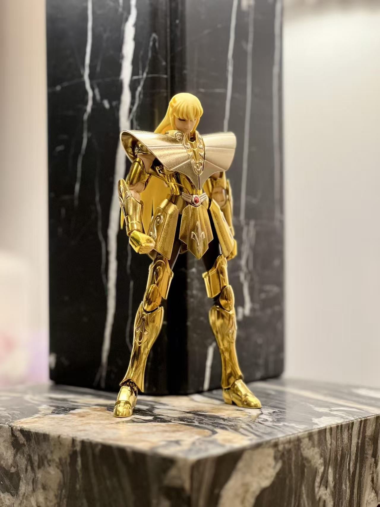 In Stock Reissue CS Chuanshen Saint Seiya Virgo Shaka Normal Color Saint Cloth Myth EX Anime Action Figure Collectible Model Toy