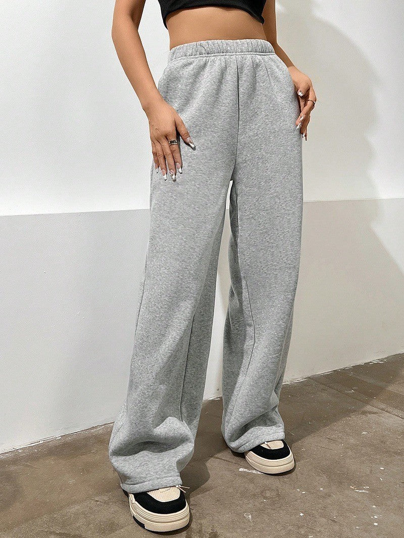 Women's Clothes Pants New Women's Velvet Warm Trousers With High Waist And Drape For Casual Sports Daily Wear Y2k Pants Trousers