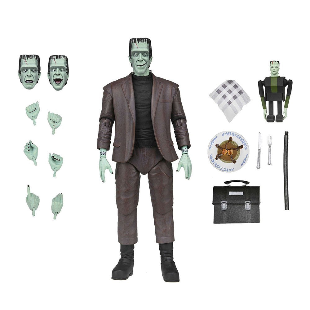 NECA 56090 56089 The Munsters TV Series Grandpa Munster Herman Munster Ultimate Action Figure