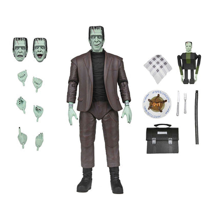 NECA 56090 56089 The Munsters TV Series Grandpa Munster Herman Munster Ultimate Action Figure