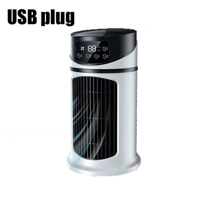 Mini Ar Condicionado Portátil USB Ventilador Refrigerador de Ar Resfriamento a Água Ar Condicionado Refrigerador de Ar para Casa e Escritório