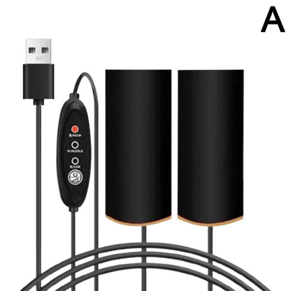 Manoplas Aquecidas para Motocicleta USB Ajustáveis Isoladas Guidões Patinete Elétrico Bicicleta Acessórios de Aquecimento de Inverno