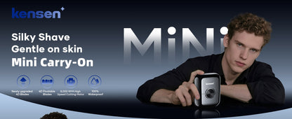 KENSEN S26 Electric Shaver for Men 4D Floating Blades Foil Shavers Waterproof 8000RPM Beard Trimmer Portable Mini Electric Razor