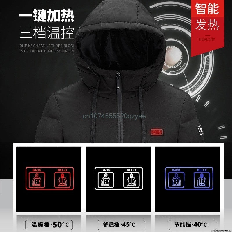 Heated Jackets Men's Women's Heating Jackets USB Electric Heating Jacket 13 Areas Heated Vest Thermal Clothing Coat Winter