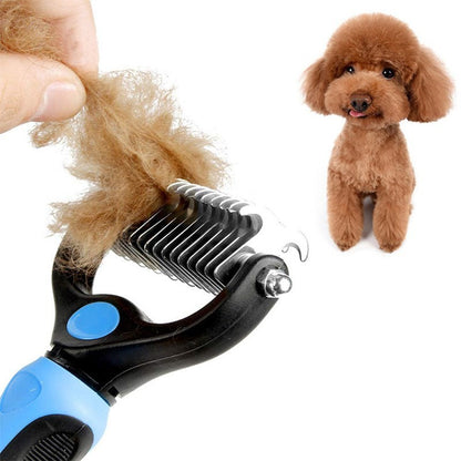 Escova para Cães Removedor de Pelos de Animais de Estimação Profissional Escova para Remover Pelos para Cães e Gatos Cortador de Nós de Pelos de Animais de Estimação Pente para Gatos Escovas Acessórios para Cães