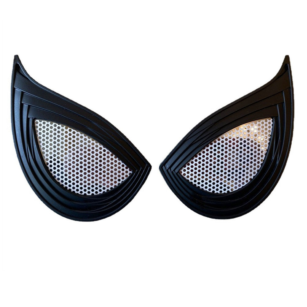 Movie Cosplay Lens Accessories For Super Bodysuit Full Mask Eyeglass Stereoscopic Color Light Halloween Carnival Party Prop Gift