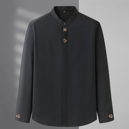 Men Shirt Denim Oversize Plus Size 6XL 7XL 8XL 10XL Oversize Fashion Casual Loose Golden Embroidery Loose Long Sleeve Soft Dress