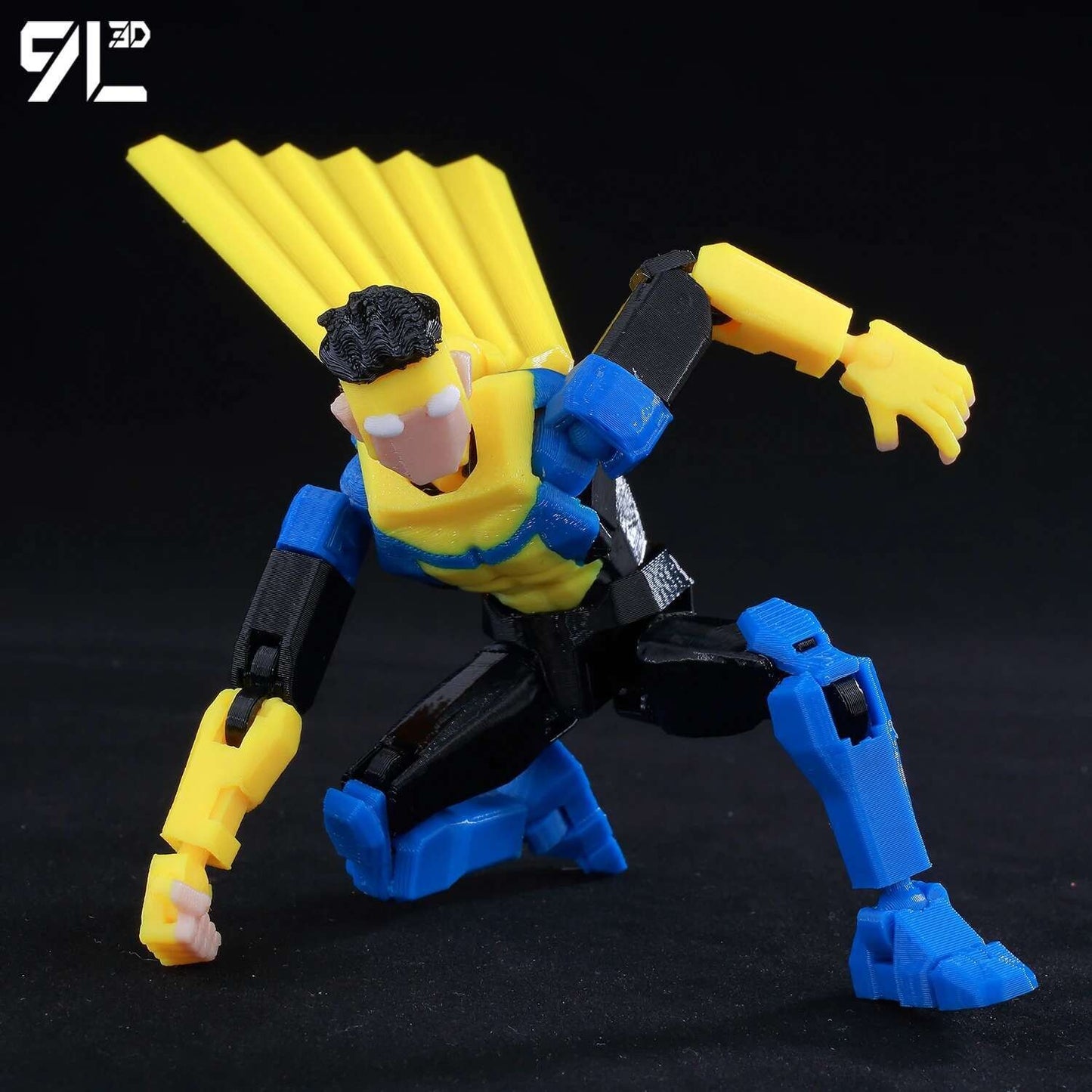 Boneco de Ação Multiarticulado 3D Impresso Dummy13 Homem-Aranha 9L3D Colecionável Marvel com Braços Articulados Boneco para Animação Stop Motion