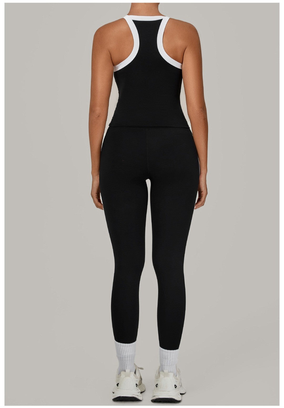 Yoga Suit Sports Fitness High Waist Peach Hip Tight Removable Padding Sports Bra Outfit Running Workout Clothes Gym Leggings Set