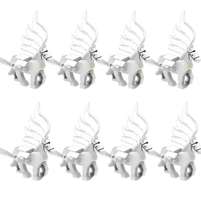 Blocos de Montar Zoológico Medieval Acessórios de Personagens Montarias Animais Cervos Elefantes Camelos Lobos Cavalos de Guerra Tijolos Brinquedos Presentes K080