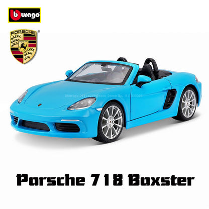 Bburago 1:24 Porsche 963 24 alloy racing car Alloy Luxury Diecast Car Model Toy Collection Gift Multiple styles to choose from
