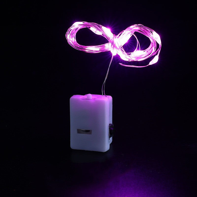 5Pcs LED Fairy Lights Battery Operated Remote Copper Wire Light Garland For Christmas Wedding Party Decoration String Lights