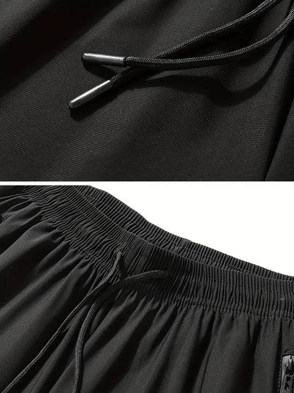 2-Pack Men's Sports Trousers High Stretch Men's Jogging Pants Quick-Drying Sweatpants Baggy Man Fishing Gym Sportswear Pants