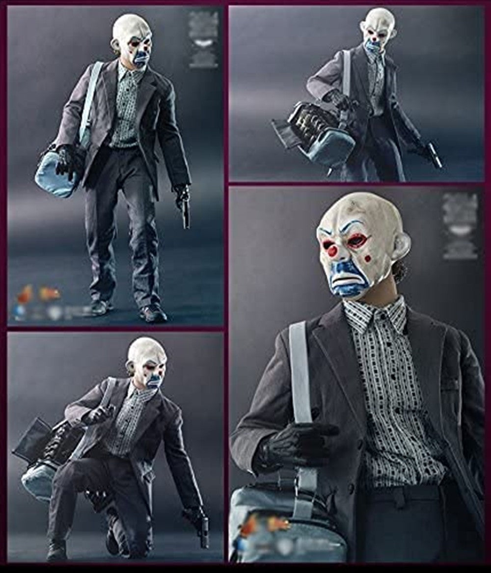 Joker Bank Robber Resin Mask, Clown, Dark Knight Cosplay, Halloween Costume