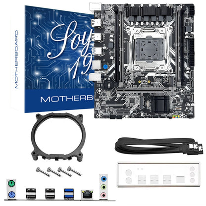 SOYO X99 Motherboard Set Kit With LGA2011-3 Xeon E5 2650 V4 CPU DDR4 16GB (1*16G) 2133MHz RAM NVME M.2 SATA for Desktop Computer