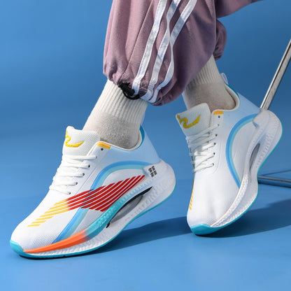 Ultra Light Comfortable Men's Sports Training Shoes Men’s Running Shoes Breathable Thick Sole Shock-absorbing Marathon Sneakers