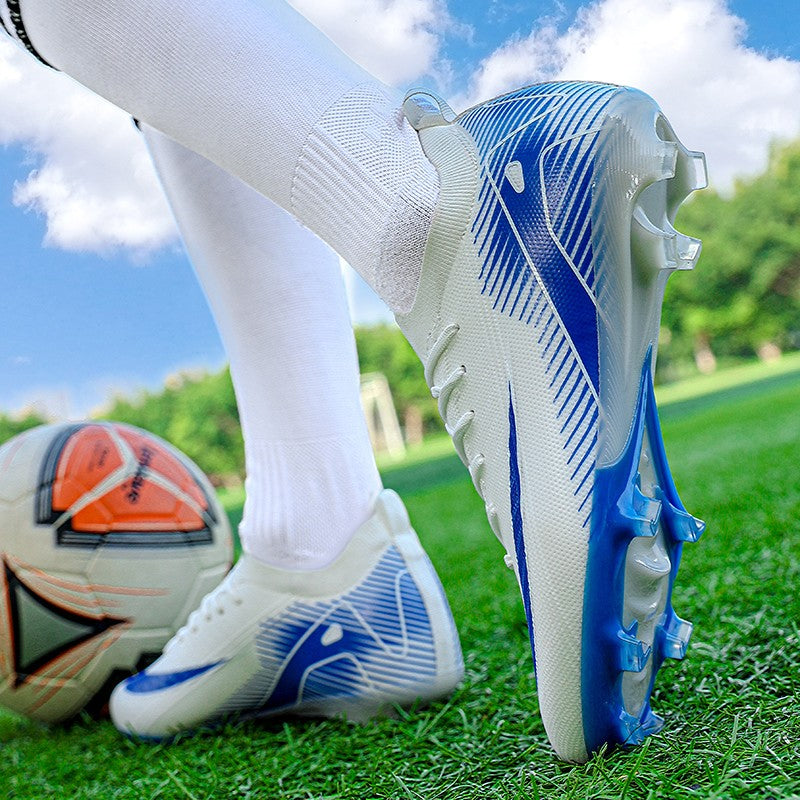 New Men Football Boots FG Training Shoes Soccer Shoes Non-Slip Soccer Cleats Long Spikes Ultralight Outdoor Drop Shipping