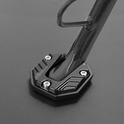 Suporte Lateral Extensor Universal para Motocicleta Scooter Bike, Placa de Apoio para Extensão do Pé, Base Alargada Antiderrapante