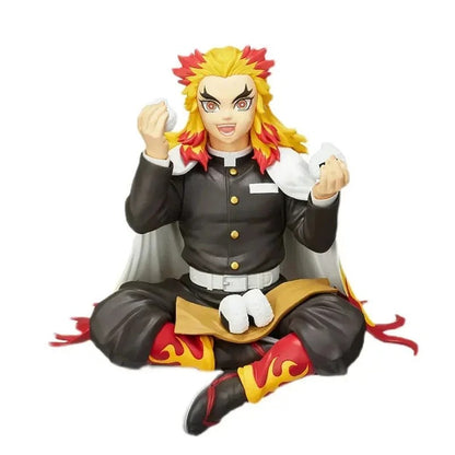 Demon Slayer Bonecos de Anime 15cm Modelo Kimetsu No Yaiba Bonecos de Ação Nezuko Zenitsu Giyuu Kyoujurou Mitsuri Brinquedos de Boneca para Crianças