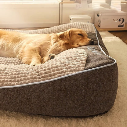 Cama HOOPET para cães e gatos, tapete grande para cães, ninho quente para animais de estimação, canil para cães de porte pequeno, médio e grande, filhotes, gatinhos, tamanho Plus, inverno