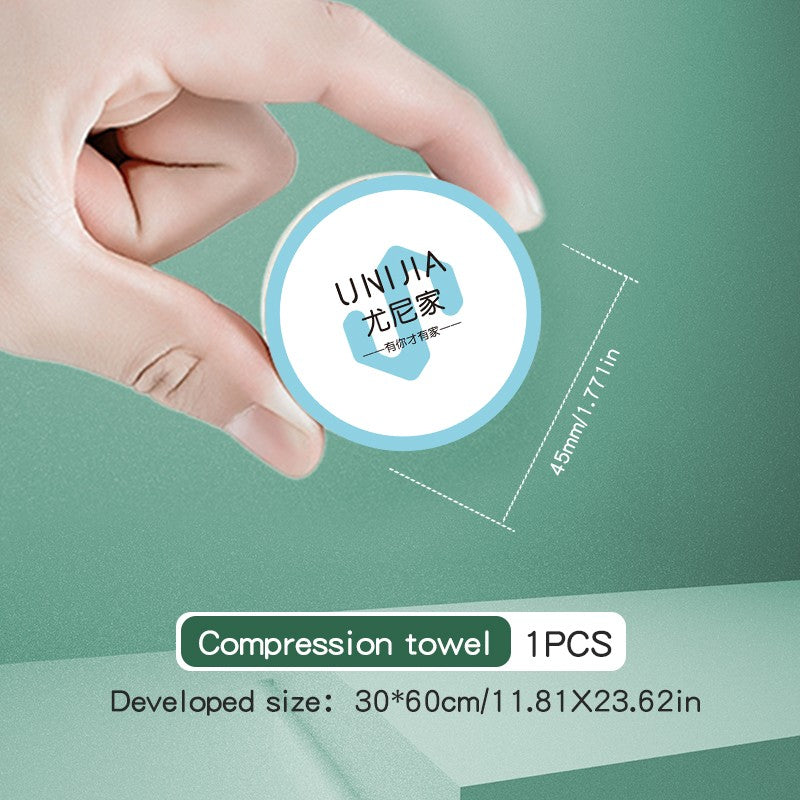 Premium Compressed Towel Tablets Disposable Towel Large Bath Towel Reusable Travel Towel for Hotel Camping Mountaineering Sports