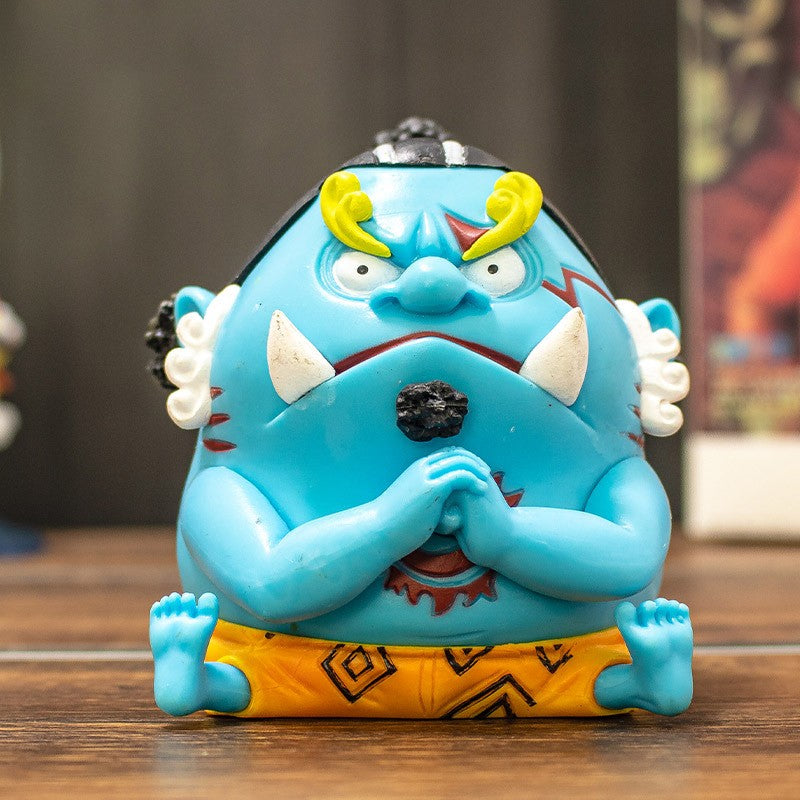 Bonecos Colecionáveis Fofos One Piece Versão Q Luffy Zoro Chopper Ace Boa Hancock Anime Blind Box Decoração de Mesa Carro Brinquedo Presente Infantil