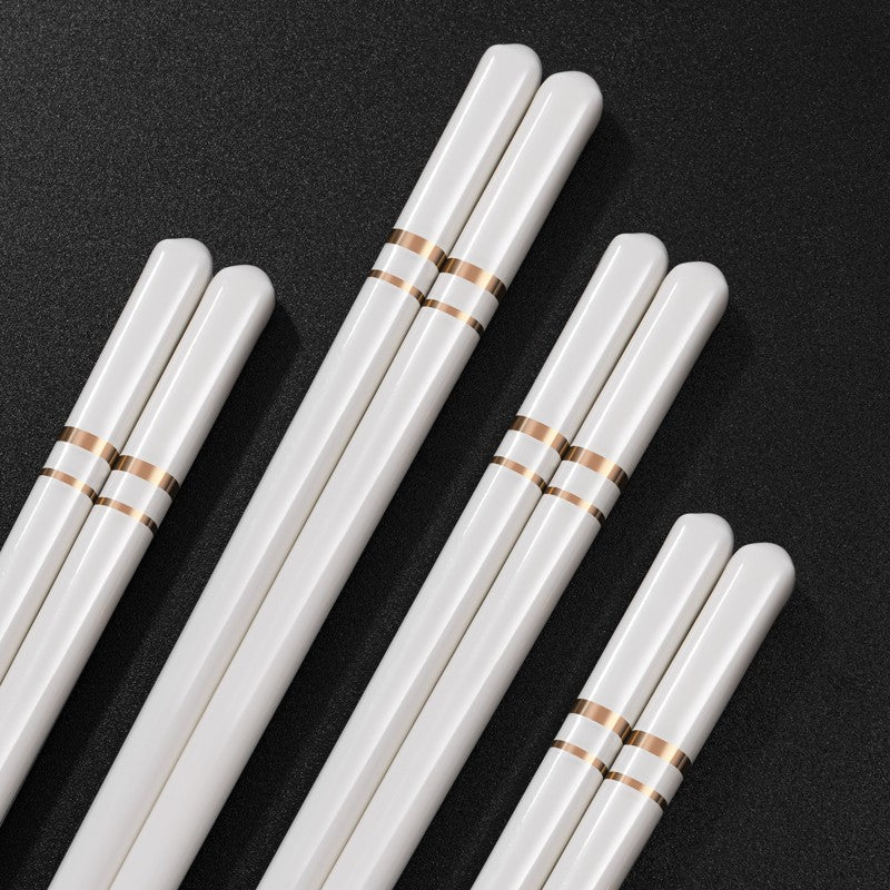 Hashis de Cerâmica Chinesa com Propriedades Antiderrapantes e Anti-queda, Conjunto de Hashis de Cerâmica Doméstica de Alta Qualidade Acessórios de Cozinha