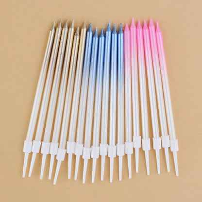 6/12/48pcs Birthday Candles Spiral Cake Candles  Long Thin Cake Candles For Wedding Party And Cake Decoration