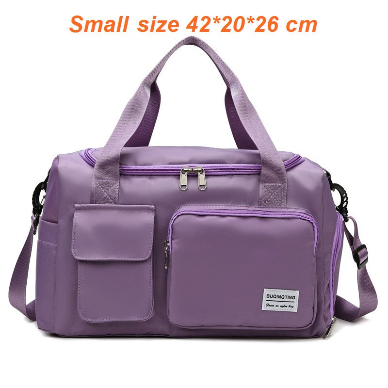 Womne's Travel Bags Handbags Gym Shoulder Bags Oxford Fitness Camping Trekking Bags Hiking Waterproof Outdoor Crossbody Bag