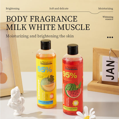 300ml Orgânico Infusão de Frutas Gel de Banho Loção Corporal Lavagem Embelezadora da Pele Banho Clareador Delicado Suave Creme de Cuidado
