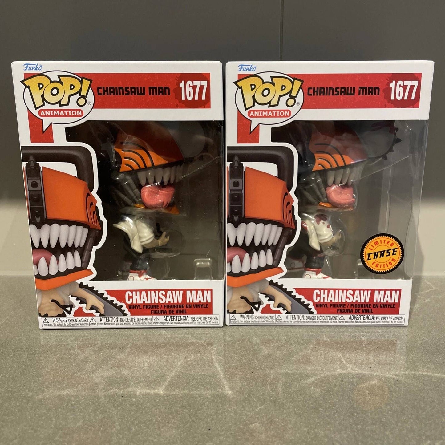 Chainsaw Man 1667 Bonecos Funko Pop (Variantes Chase) Figura de Vinil Colecionável Edição Limitada Decoração de Mesa Modelo de Brinquedo de Presente