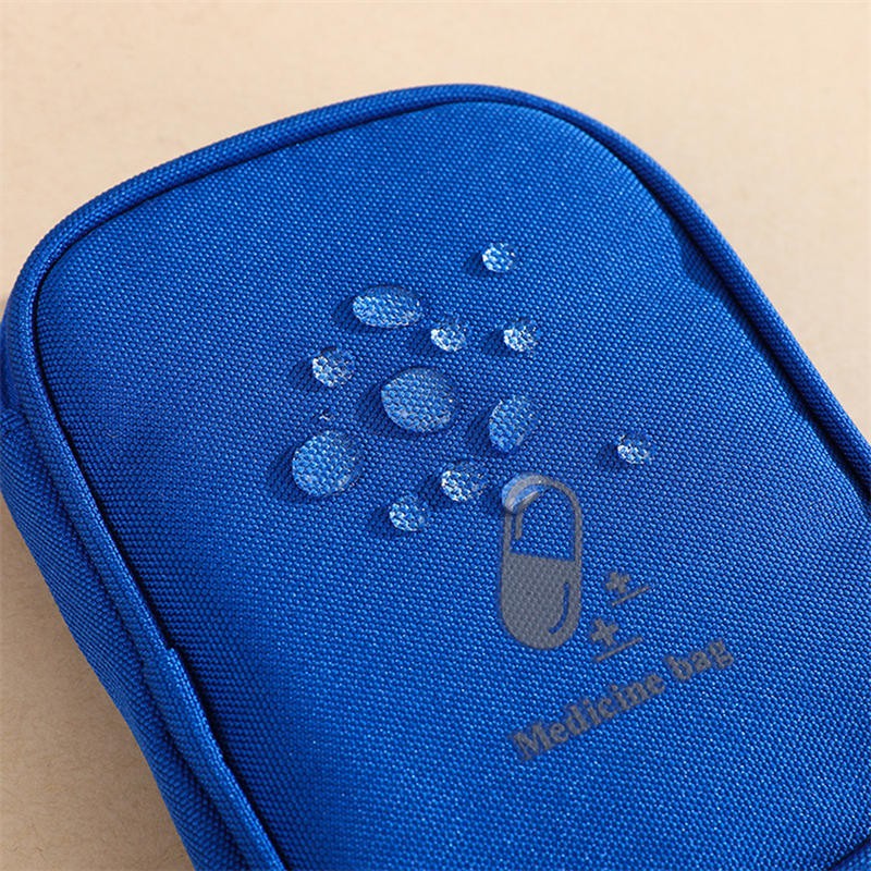 Portable First Aid Medical Kit Travel Outdoor Camping Emergency Medicine Storage Bag Travel Mini  Pouch Organizer Pill Case