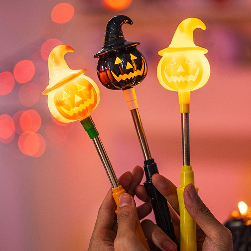 Halloween Party Decoration Halloween Hand Shaker Sticks Pumpkin Ghost Stick Gift Party Favor Gifts Party Supplies