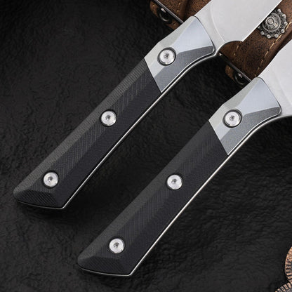 New MICRO TECH kitchen knife, outdoor camping tool knife, fixed blade, fruit knife, straight knife, Christmas gift