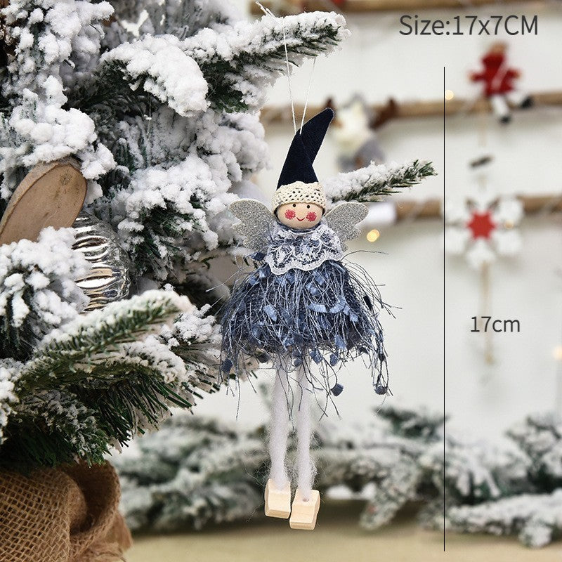 New Year 2024 Christmas Angel Dolls Xmas Tree Pendant Ornaments Navidad 2022 Christmas Decoration for Home Natal Gifts Noel Deco