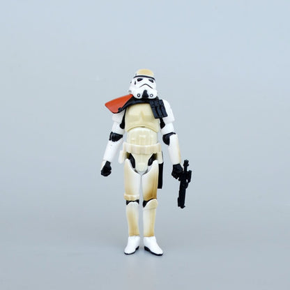Hot selling black warrior white warrior transparent clone soldier 3.75 inch joint movable ornaments, gift