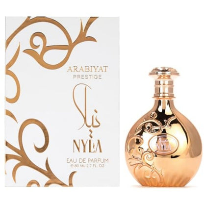 ARABIYAT Prestige Nyla Eau De Parfum Jasmine Perfume Rose 2.7 Fl Oz