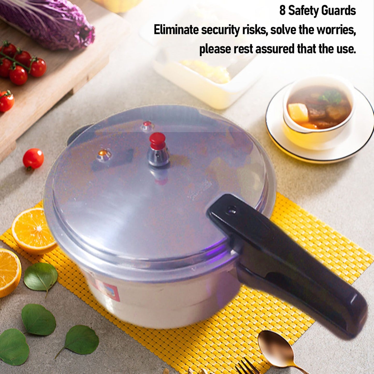 Pressure Cooker Aluminium Alloy Explosion Proof Large Capacity Pressure Canning Pot Cooker Pressure Cooker Pot Pressure Canner