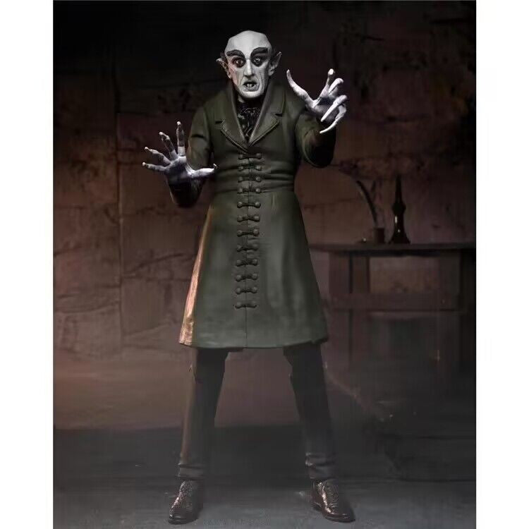 NECA Ultimate Count Orlok Black and White Horror Nosferatu Action Figure Model Toys Birthday Gift