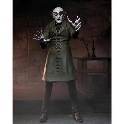 NECA Ultimate Count Orlok Black and White Horror Nosferatu Action Figure Model Toys Birthday Gift