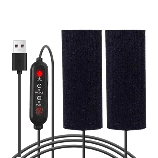 USB Heated Handle 5V 3 Gear Warmer Electric Heated Grip Cover Handlebar Heater Warmer Kit Motorcycle Accessories